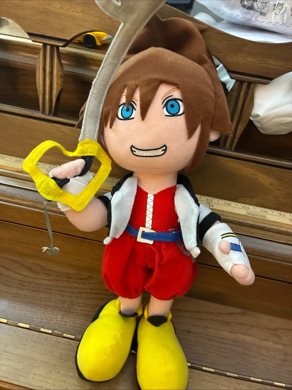 Kingdom Hearts II Sora Brave Form Doll 2007 Disney Plush Doll 16" Square enix